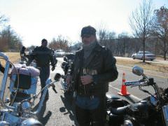 Me @ 2007 Marines Toy Run Temp 37 degrees