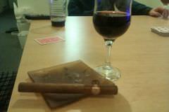 Cigars, Wine, Cards, Friends. What more can you ask for?