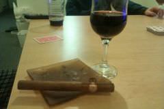 Cigars, Wine, Cards, Friends. What more can you ask for?