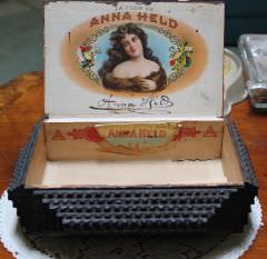 Anna Held Tramp Art Box