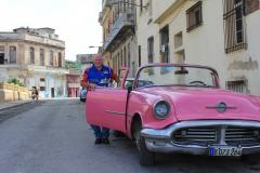 me and a Classic Cuban Cab