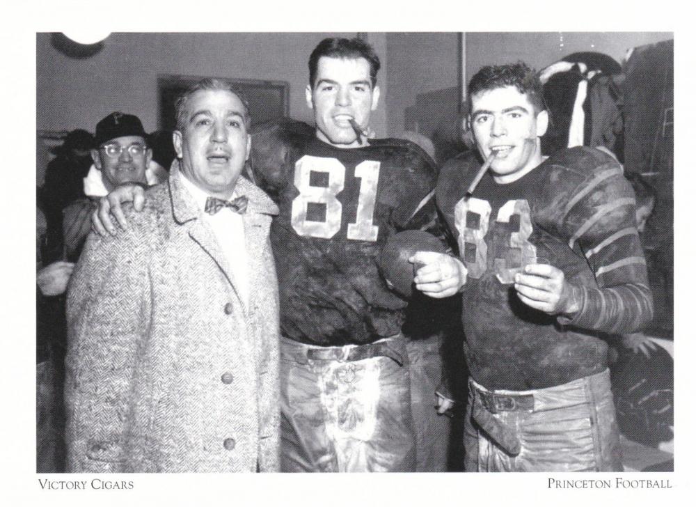 Victory cigars, Princeton football, 1955.jpg